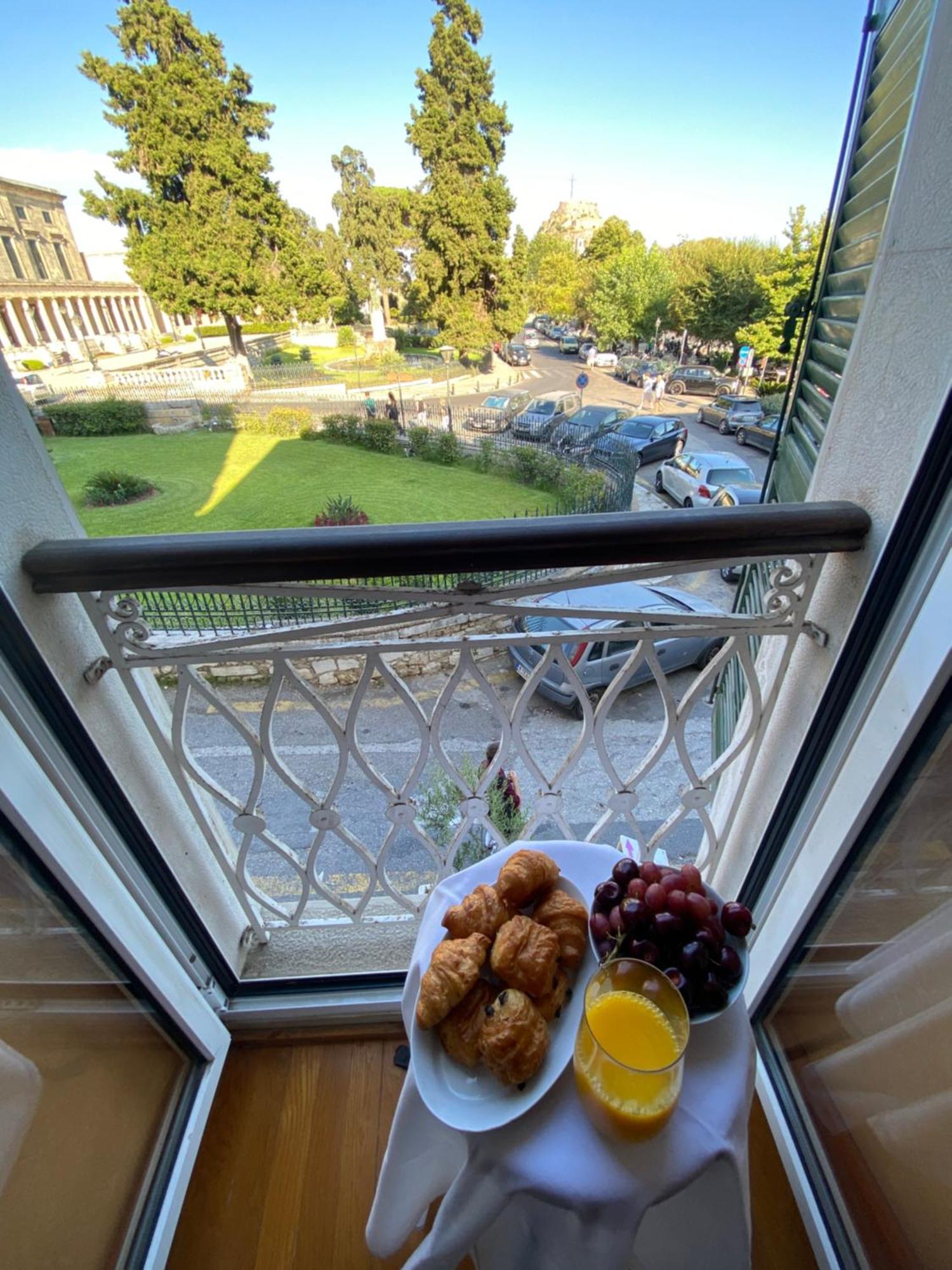 Palazzo Luxury Suite - View To Liston Square & Old Fortress Of Corfu Old Town Kültér fotó